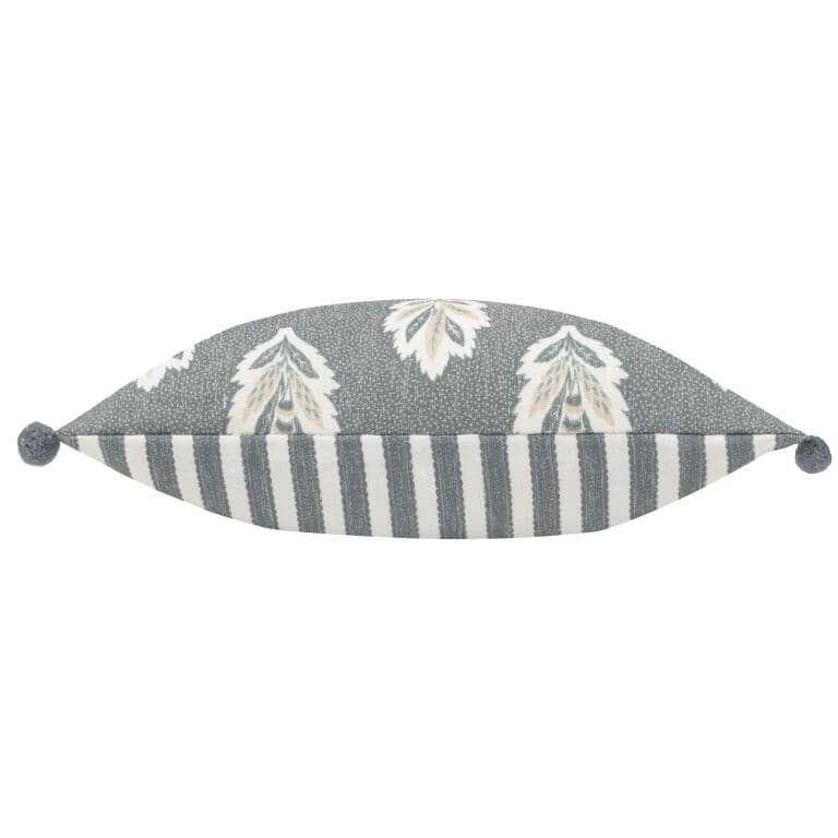 Sessile Leaf Delph Blue Cushion