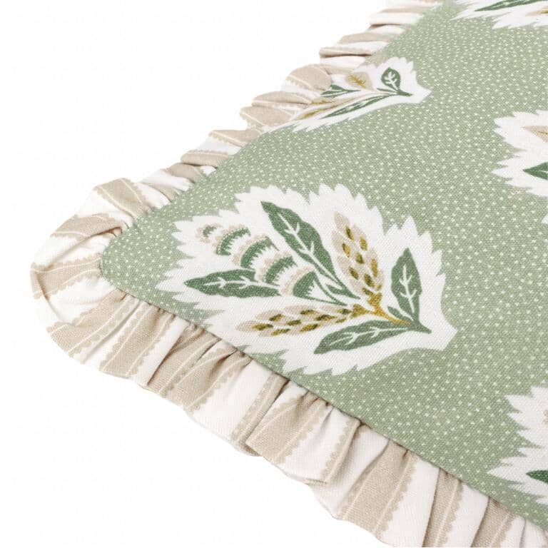 Sessile Leaf Ruffle Sage Cushion