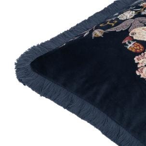 Strawberry Thief Embroidery Indigo