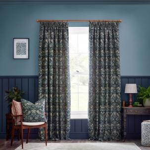 Strawberry Thief Jacquard Indigo