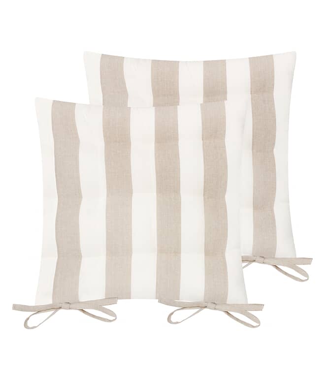 Hayle 2 Pack Natural Seat Pad Cushion