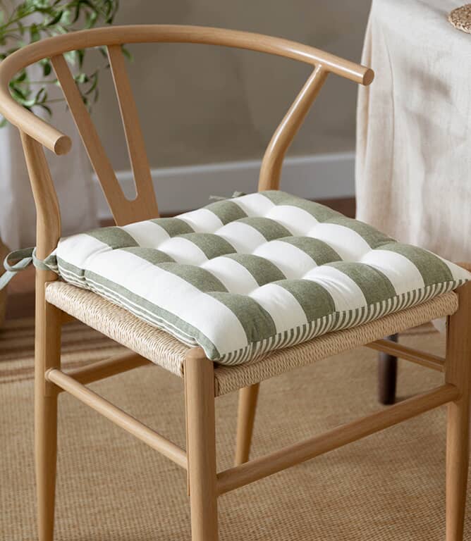 Hayle 2 Pack Moss Seat Pad Cushion