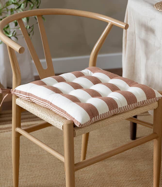 Hayle 2 Pack Pecan Seat Pad Cushion