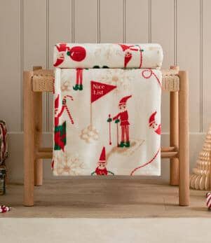 Elfie Printed Fleece Cream / Mint