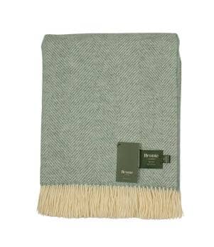 Herringbone Blue / Sage