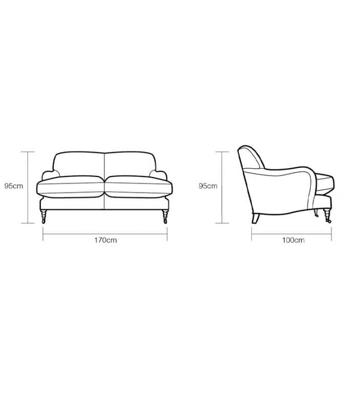 JF Sofas - Blockley 2 Seater Sofa
