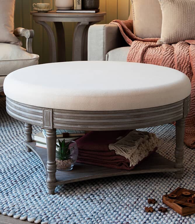 Voyage Maison Footstools - Maurice Storage Stone