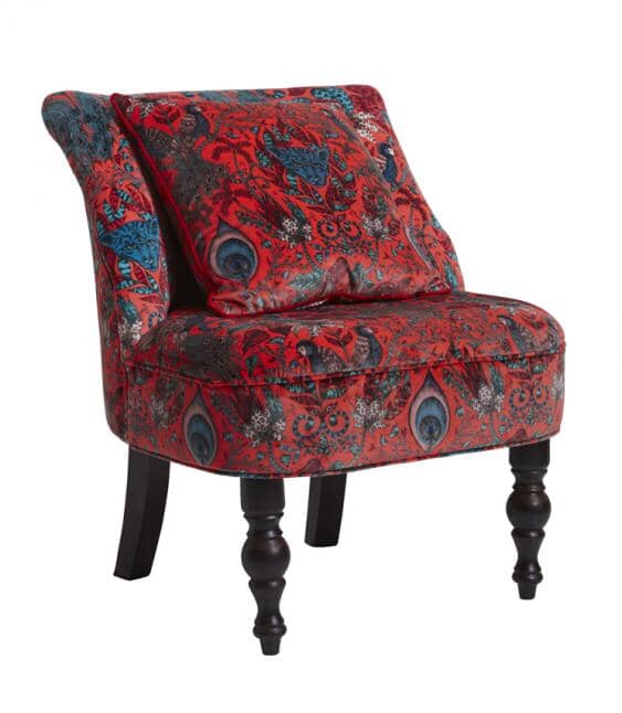 Statement Chairs - Langley Amazon Red