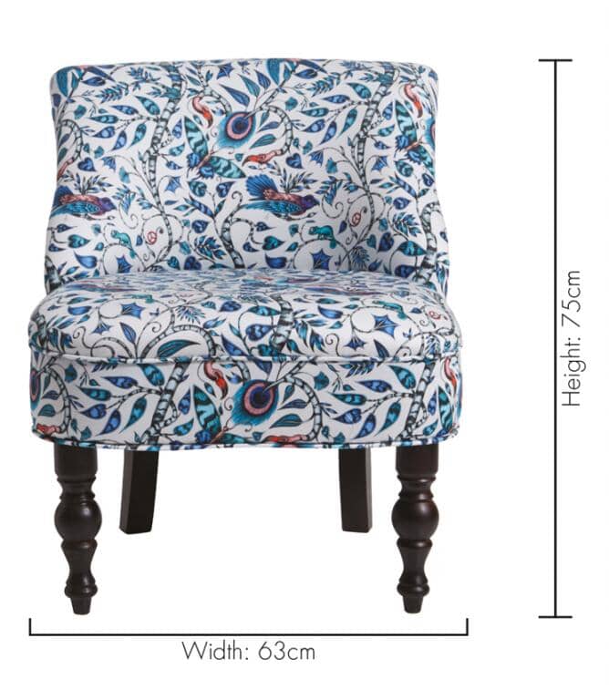 Statement Chairs - Langley Rousseau Blue