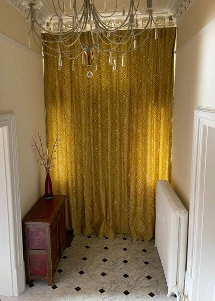 Baltimore Sand Full Length Curtains