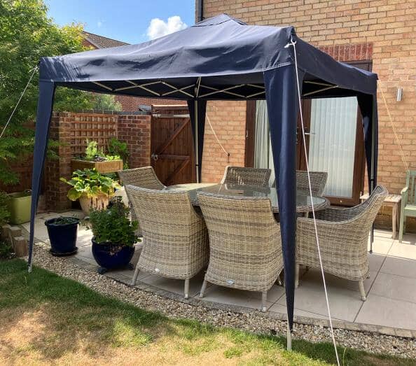 Navy Gazebo Cover in Dartmouth Outdoor