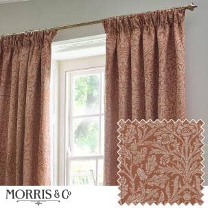 William Morris Curtains / Acorn Brick
