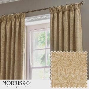 William Morris Curtains / Acorn Gold