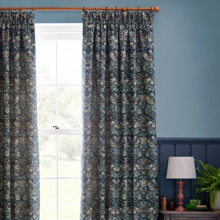 Strawberry Thief Jacquard Indigo
