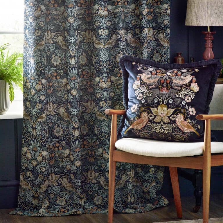 Strawberry Thief Jacquard Indigo
