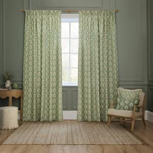 Sessile Leaf Leaf Green Cushion