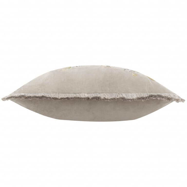 Strawberry Thief Embroidery Biscuit Cushion