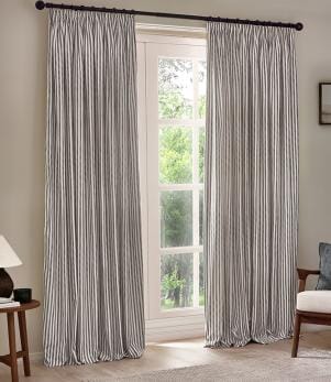 Hebden Pencil Pleat Grey