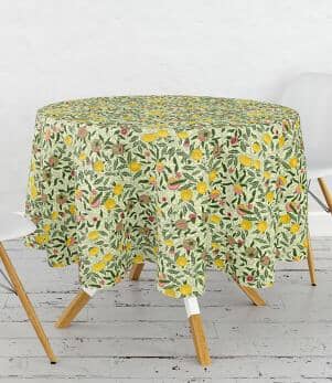 William Morris Tablecloths / Fruit Acrylic Circular