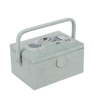 Woolly Pully Sheep Embroidered Sewing Box