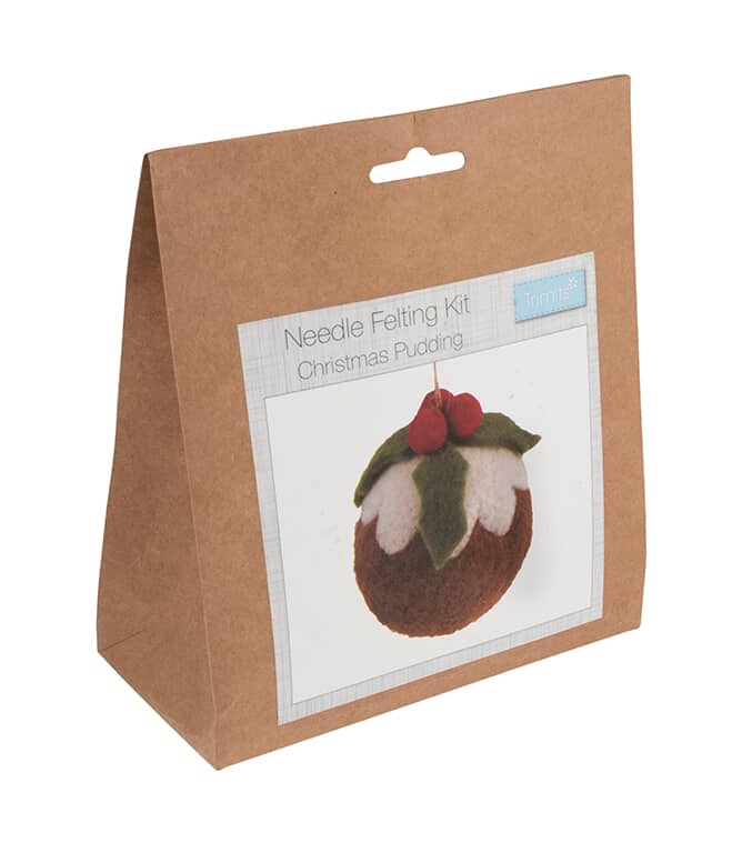 Christmas Pudding Needle Felting Kit