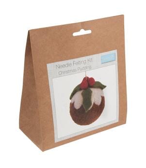 Christmas Pudding Needle Felting Kit