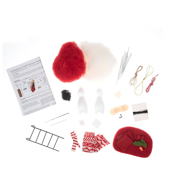 Mice Friends Duo Needle Felting Kit