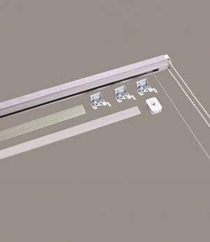 Roman Blind Accessories / Roman blind headrail complete kit 90cm