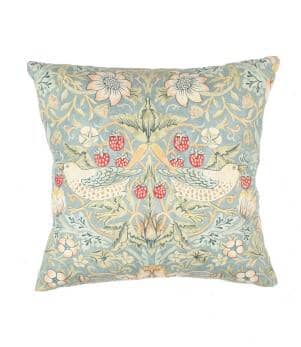 William Morris Cushions / Strawberry Thief Slate Cushion