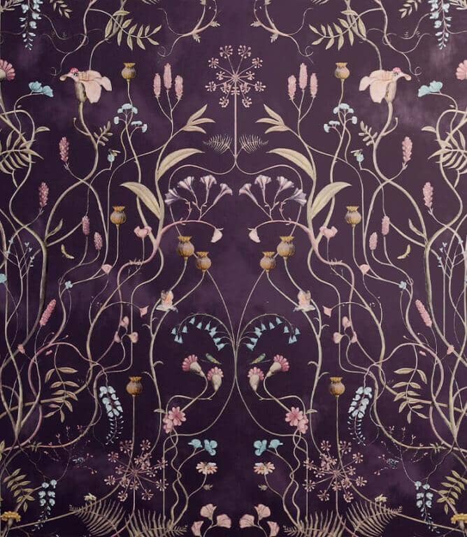 The Wildflower Garden Wallpaper Nightshadow