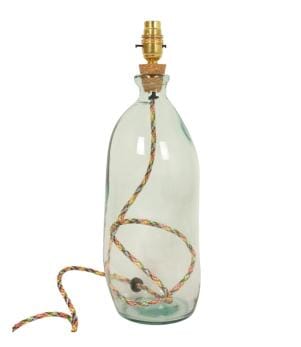 Hartland 41cm Recycled Glass Lamp Natural