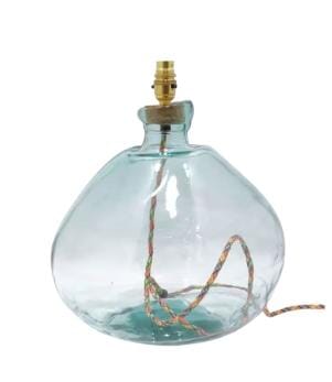 Winsford 39cm Recycled Glass Lamp Natural