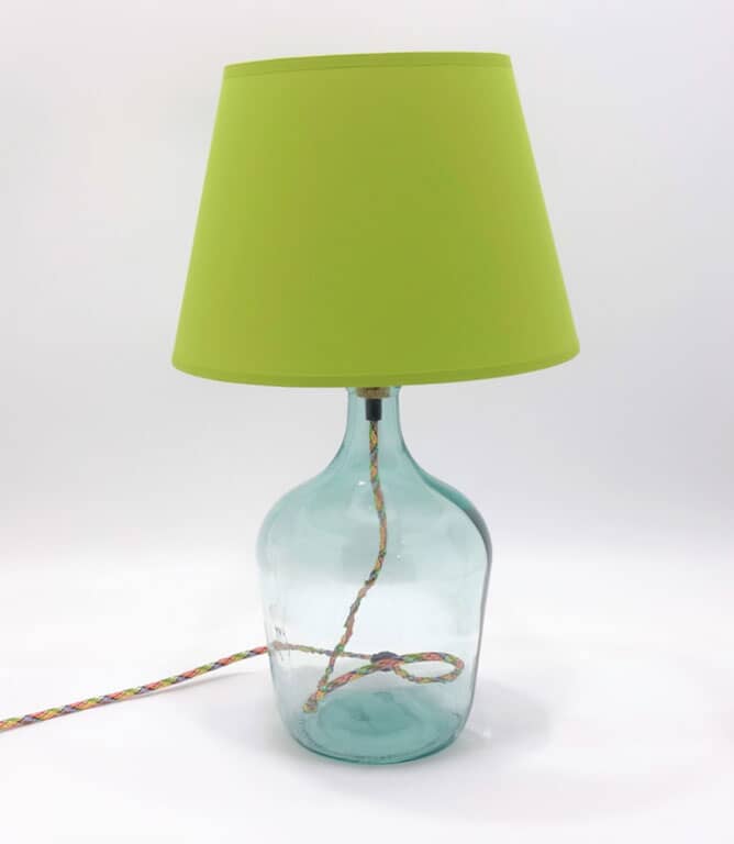 Moreton 36cm Recycled Glass Lamp Natural