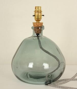 Braunton 29cm Recycled Lamp Fossil Grey