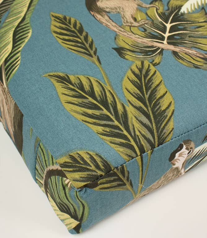 Mr Monkey Teal Window Seat