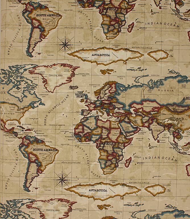 Atlas Fabric / Antique Gold Atlas Fabric / Antique Gold