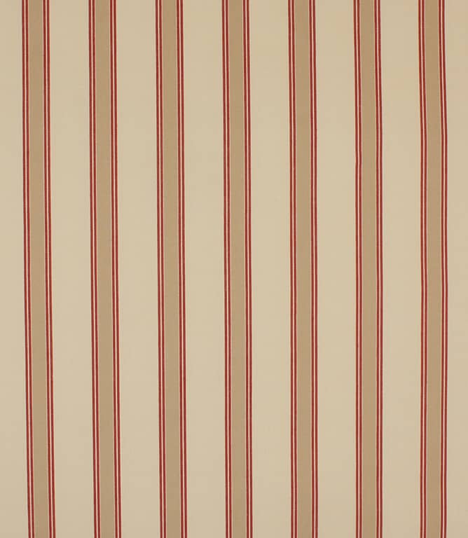 Oxford Stripe Fabric / Red Oxford Stripe Fabric / Red