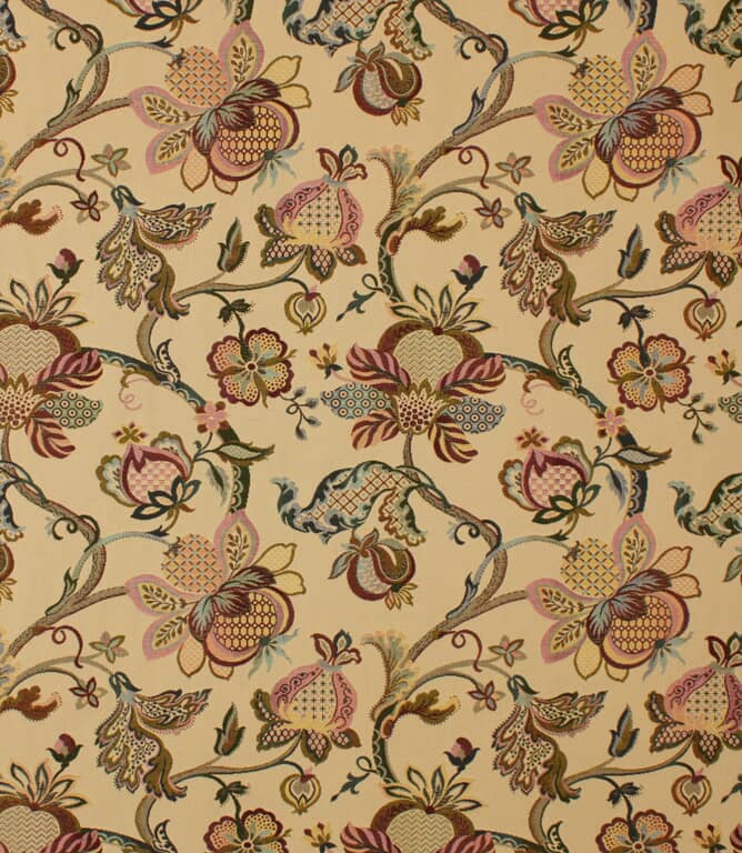 Ibiza Tapestry Fabric / Cranberry Ibiza Tapestry Fabric / Cranberry