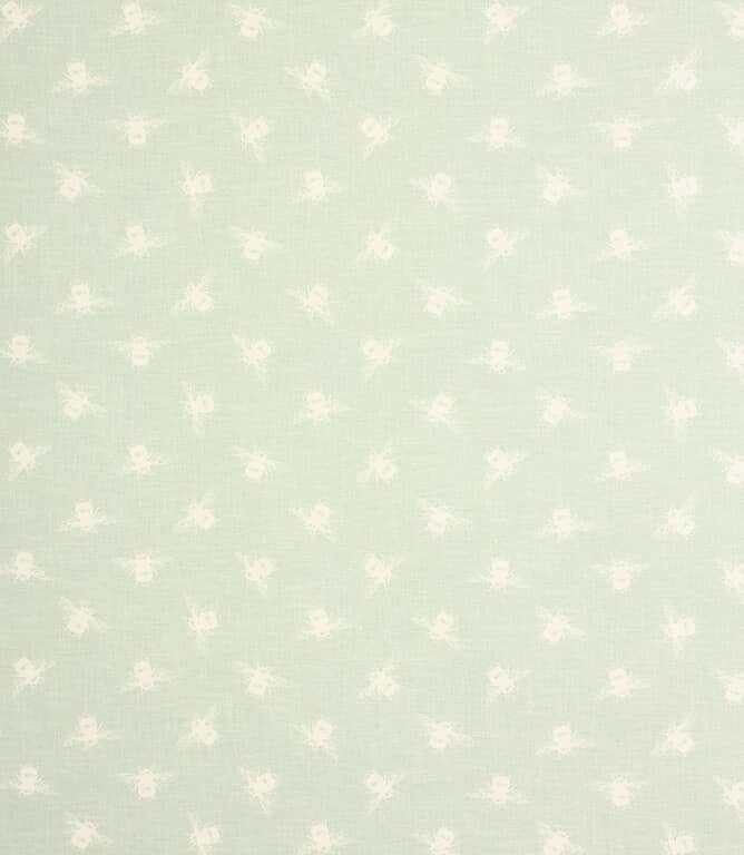 Bees F Fabric / Duck Egg Bees F Fabric / Duck Egg