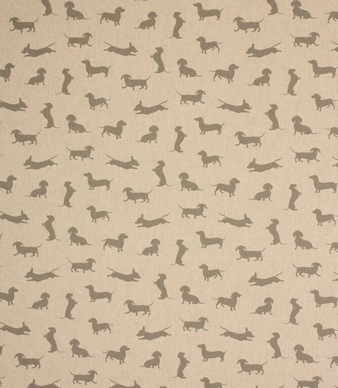 Sausage Dog Fabric / Grey Sausage Dog Fabric / Grey