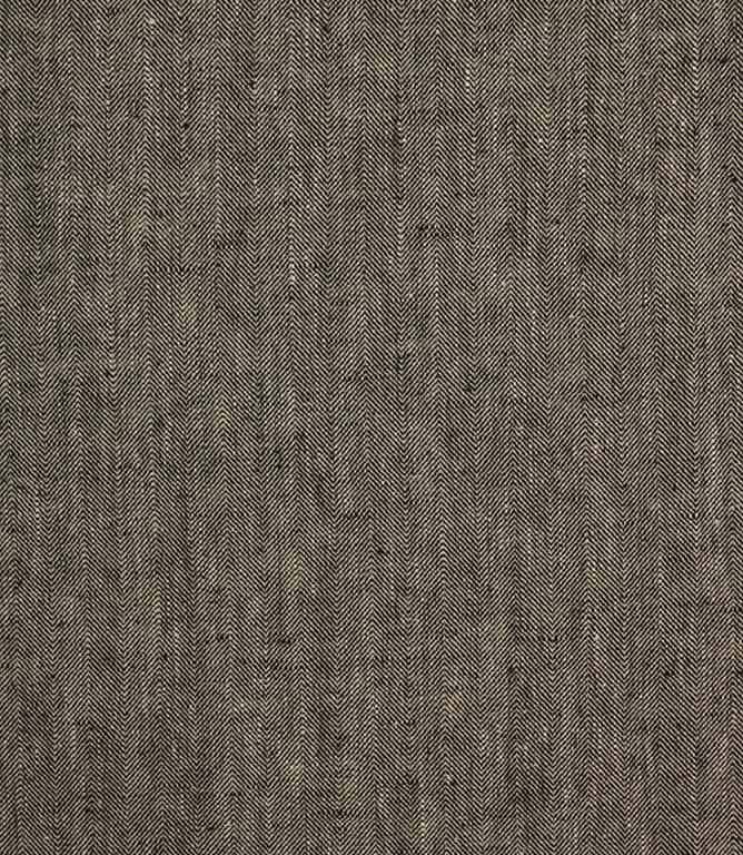 Crudwell Linen Fabric / Black Crudwell Linen Fabric / Black