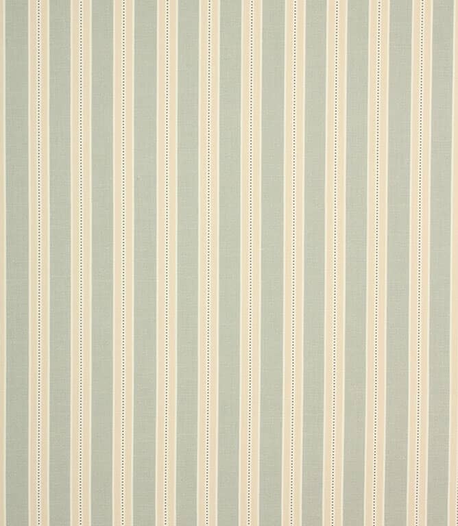 Daisy Stripe Fabric / Duck Egg Daisy Stripe Fabric / Duck Egg