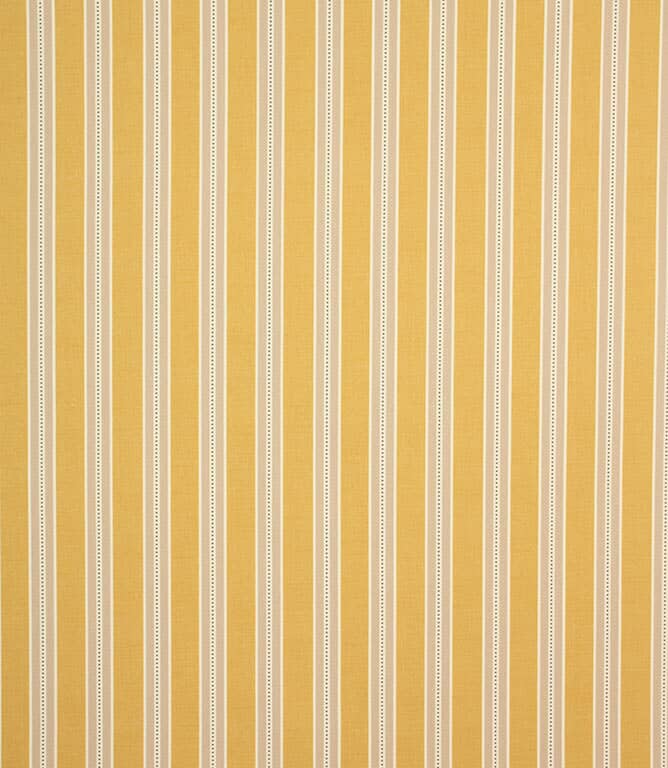 Daisy Stripe Fabric / Ochre Daisy Stripe Fabric / Ochre