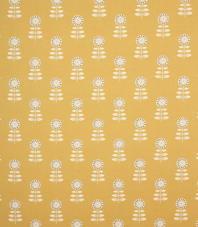 Cotswold Daisy Fabric / Ochre Cotswold Daisy Fabric / Ochre