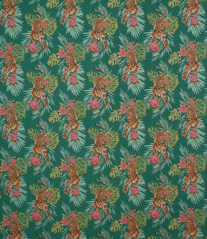Crouching Tiger Fabric / Emerald Crouching Tiger Fabric / Emerald