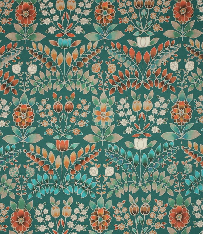 Prestigious Textiles Austen Fabric / Peacock