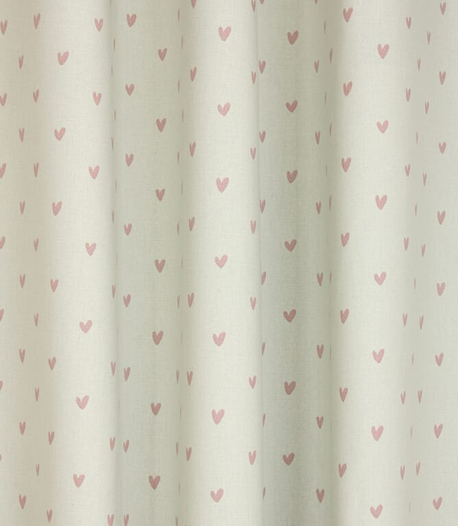Sophie Allport Hearts Fabric / Pale Grey