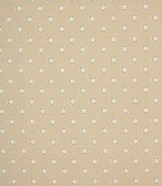 Daisy Spot Fabric / Natural