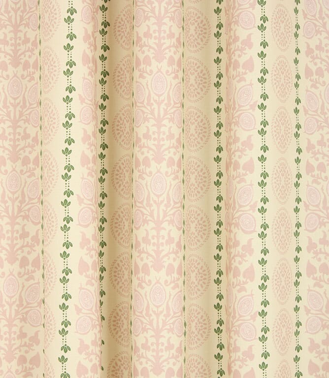 Banbury Fabric / Pink / Sap Green