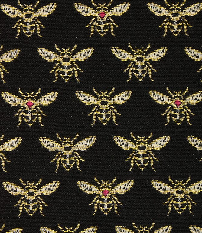 Vespa Bees Fabric / Gold / Noir